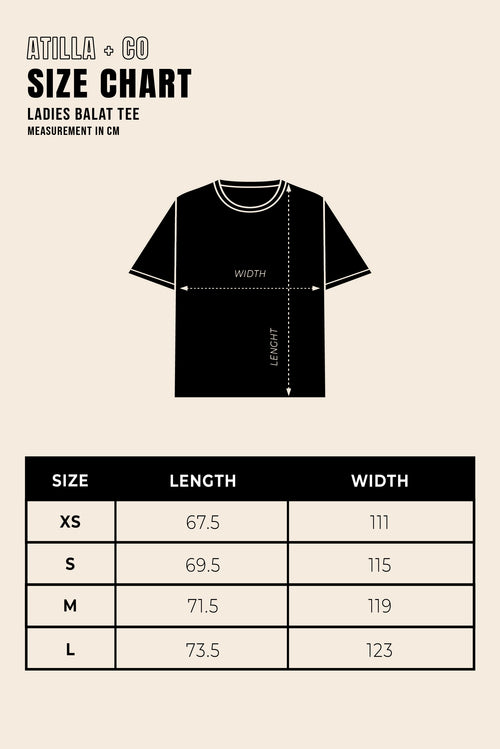 LADIES BALAT TEE