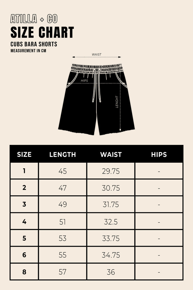 CUBS BARA SHORTS