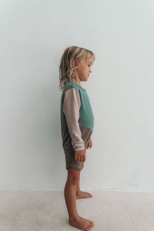 BOYS 3 TONE KIKO SWIMSUIT