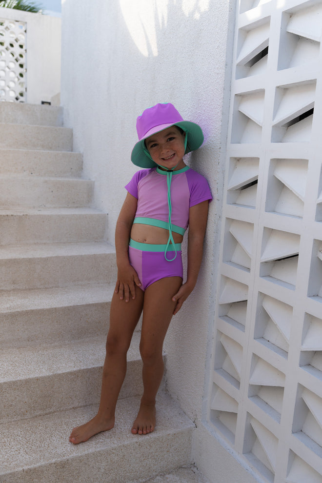 3 TONE BUCKET HAT - BRIGHT