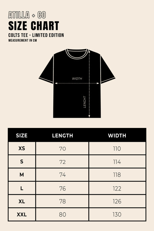 COLTS TEE - LIMITED EDITION