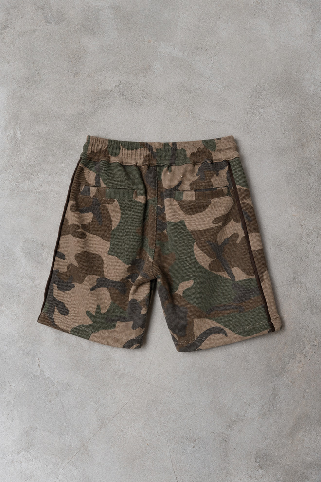 ARMY WAFFLE SHORTS