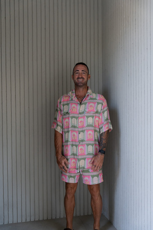 MENS FLAT ART PARTY SHIRT
