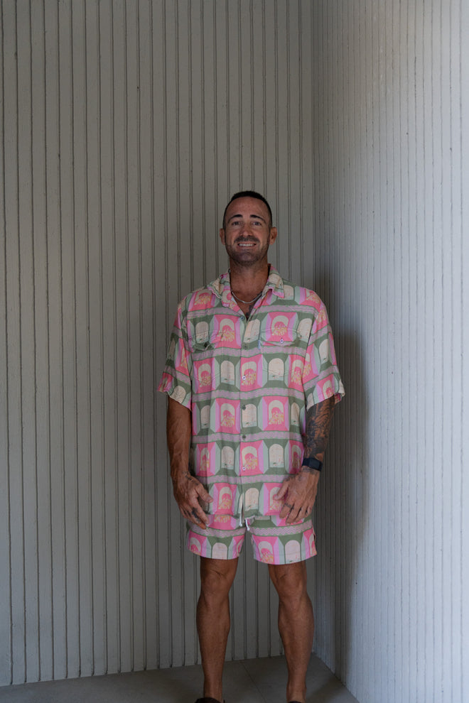 MENS FLAT ART PARTY SHIRT