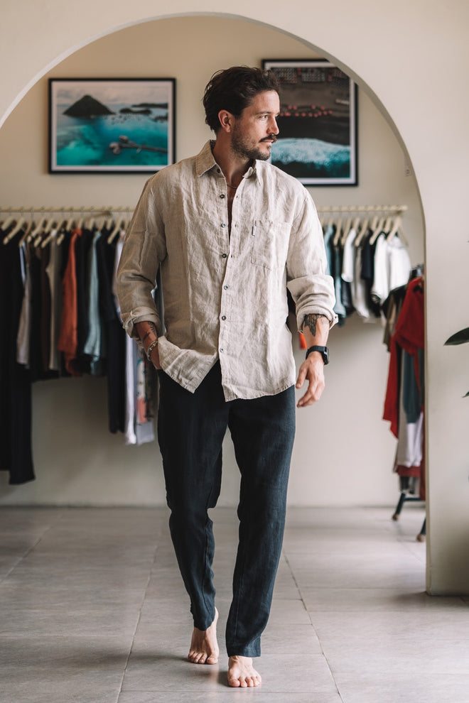 MENS LINEN PANTS