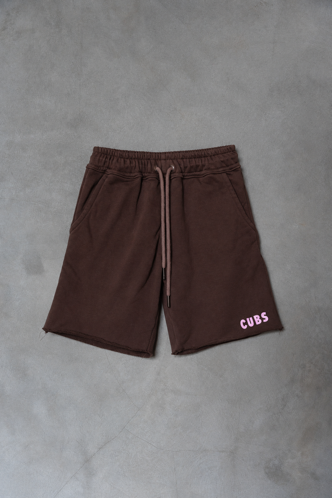 CUBS FRENCH TERRY RAW SHORTS