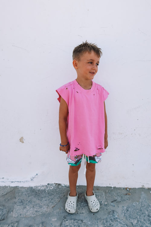 CUBS ZEFI TANK - DISTRESSED