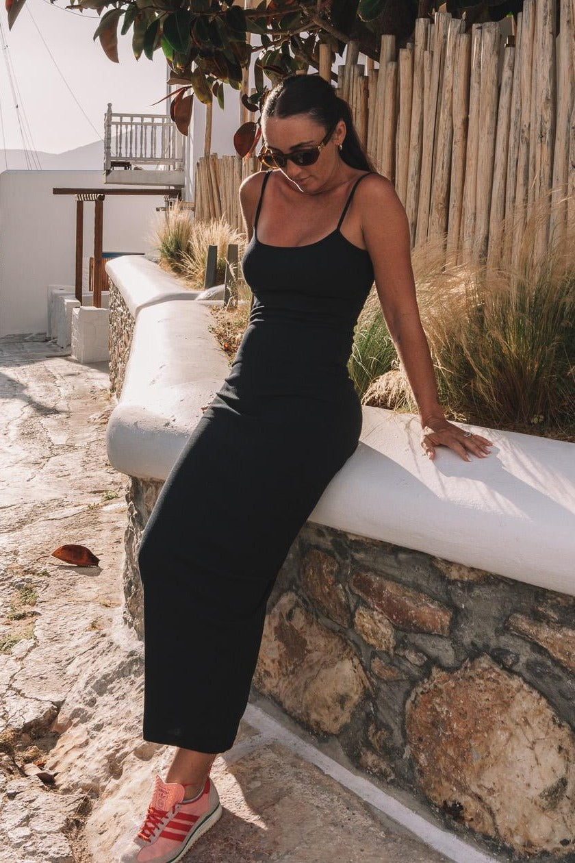 LADIES LONG RIB DRESS – Atilla & Co
