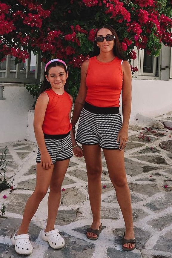 LADIES KNIT SHORTS
