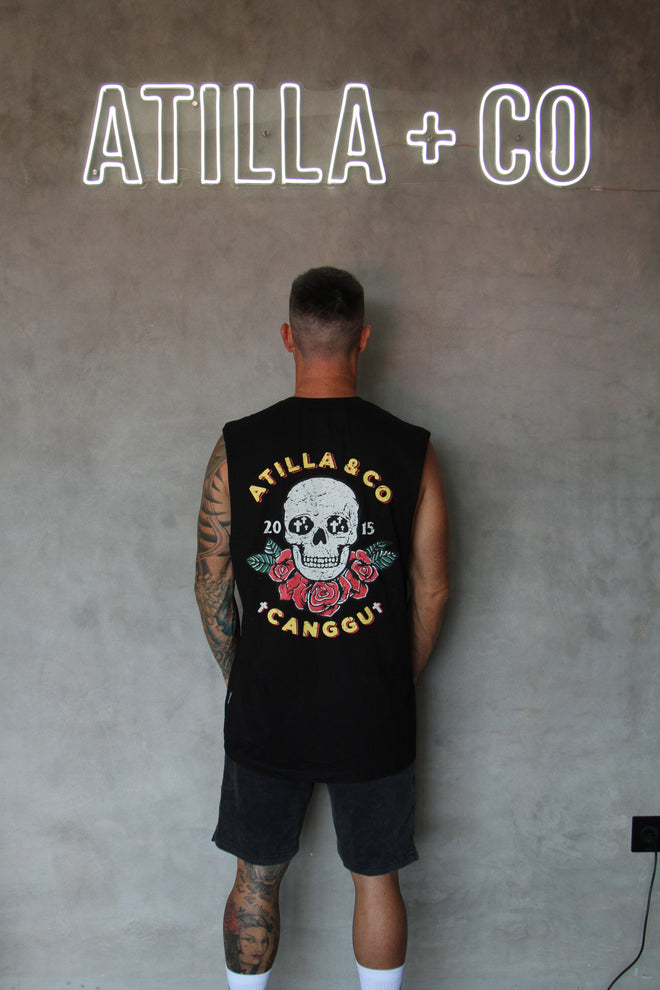 SKULL & ROSE TANK