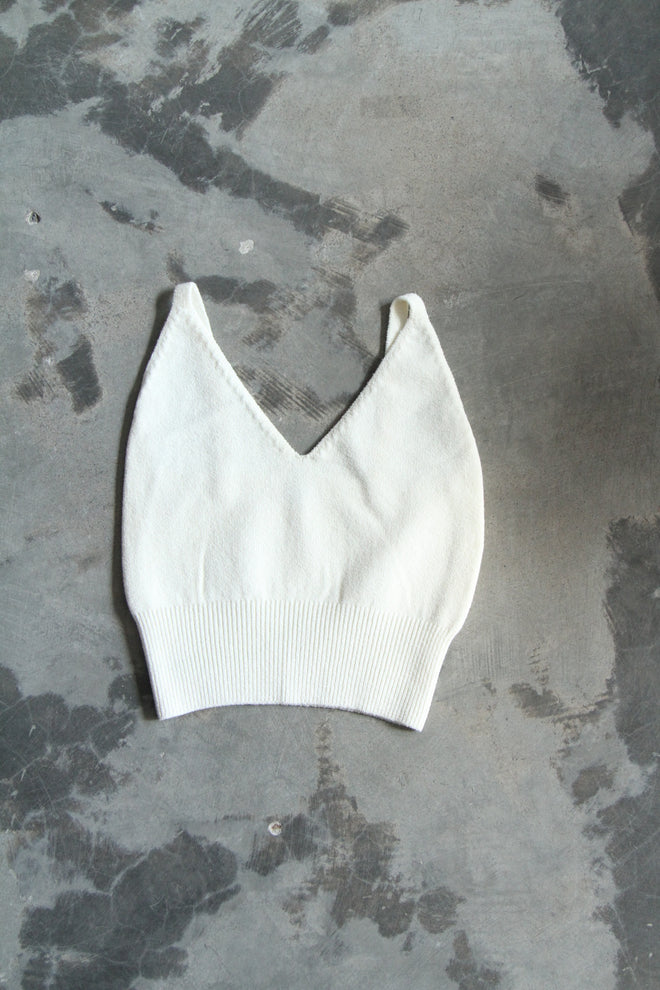 LADIES V KNIT SINGLET