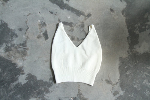 LADIES V KNIT SINGLET