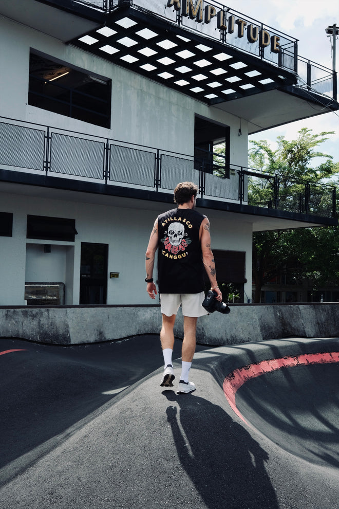 SKULL & ROSE TANK